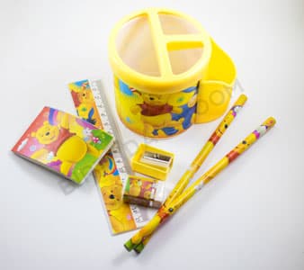 Cartoon Stationary Set with Pen Holder