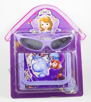Sofia Purple Wallet Set