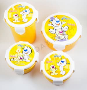 Kids Tiffin Set (Yellow)