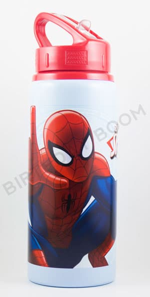 Straw Bottle (Spiderman)