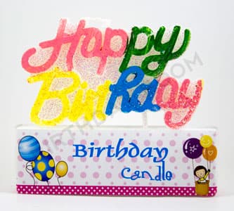 Happy Birthday Candle (Small)