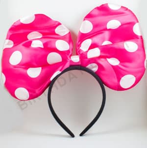 Mickey Mouse Head Band (Pink)