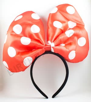 Mickey Mouse Head Band (Red)