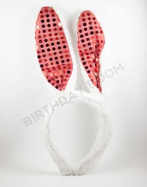 Rabbit Head Band (Mixed Metalic Colors)