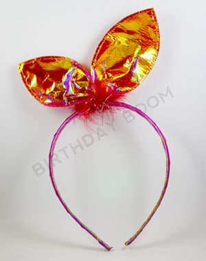 Feather Head Band (Red)