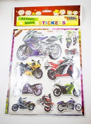 Bikes Foam Stickers