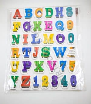 Alphabate Foam Stickers