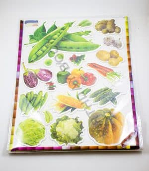 Vegetables Foam Stickers
