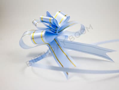 Gift Tie Band (Light Blue Metalic)