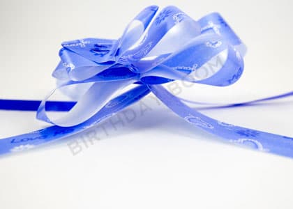 Gift Tie Band (Designed Blue)
