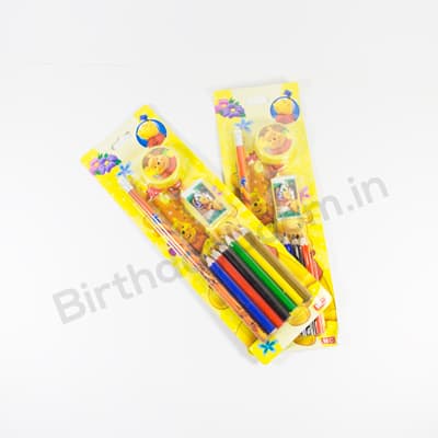 Stationary Set with Color Pencils (Pooh)