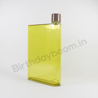 A5 Memo Water Bottle (Yellow+Brown)