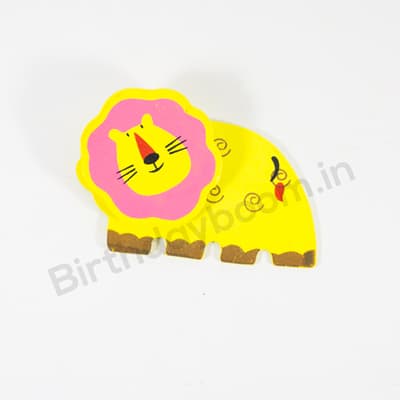 Cartoon Wooden Magnet Clip (Lion)