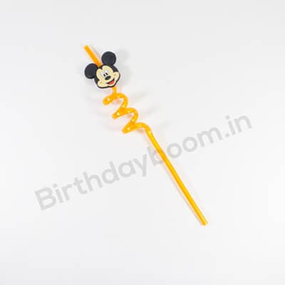 Cartoon Straw (Mickey Mouse)
