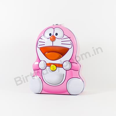 Doremon Metal Money Bank (Pink)