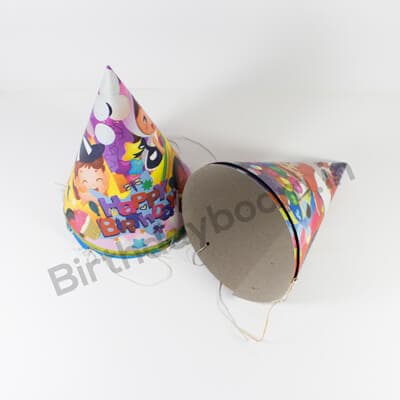 Mixed Cartoon Theme Paper Cap  (Small Size)