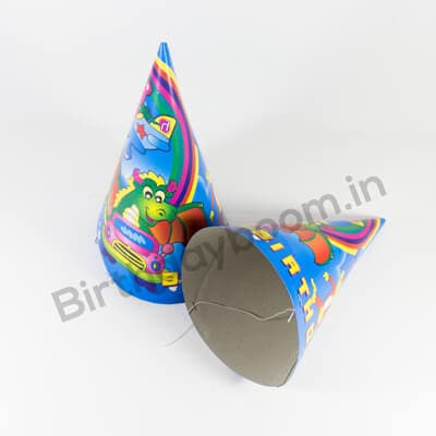 Blue Theme Paper Cap (Big Size)