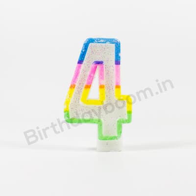 4 Number Candle