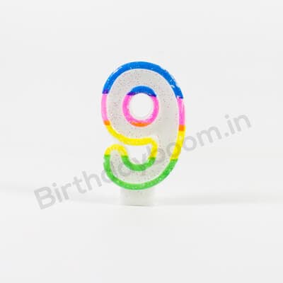 9 Number Candle