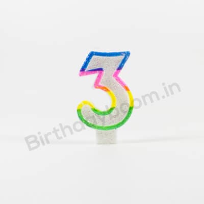 3 Number Candle