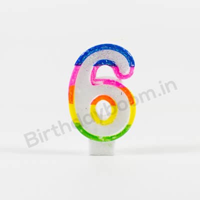 6 Number Candle