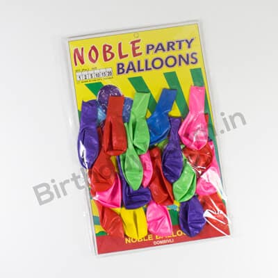 Metalic Balloons Packet (Mixed Colors)