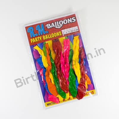 Zig Zag Shape Balloons