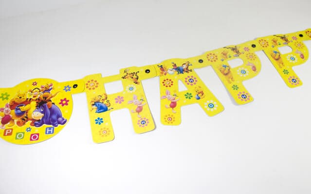 Happy Birthday Banner (Pooh)