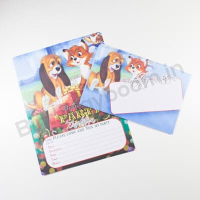 Birthday Party Invitation Card (Animal Theme)