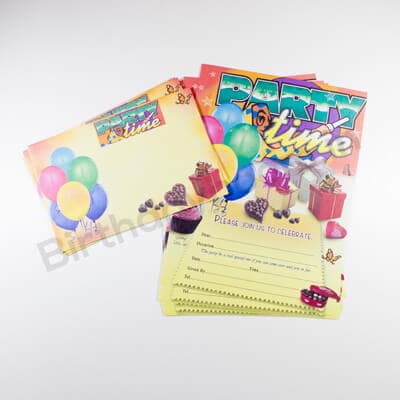 Birthday Party Invitation Card (Party Theme)