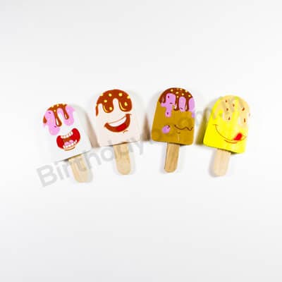Ice Cream Shape Erasers