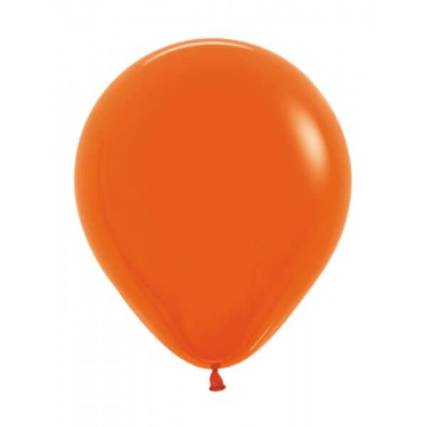 Orange Metalic Balloons
