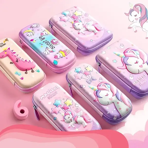 Unicorn 3d Pencil Case