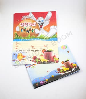 Birthday Party Invitation Card (The Rabbit)