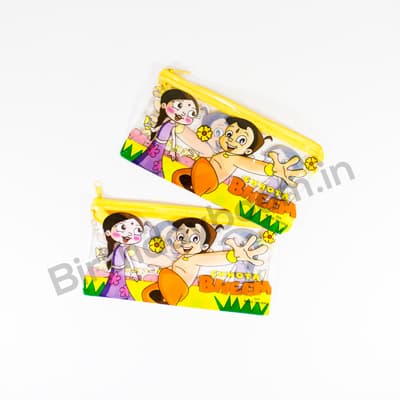 Chota Bheem Theme Transparent Pouch