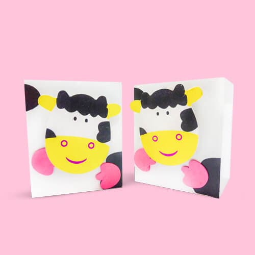 Animal Wooden Pen Stand (White)