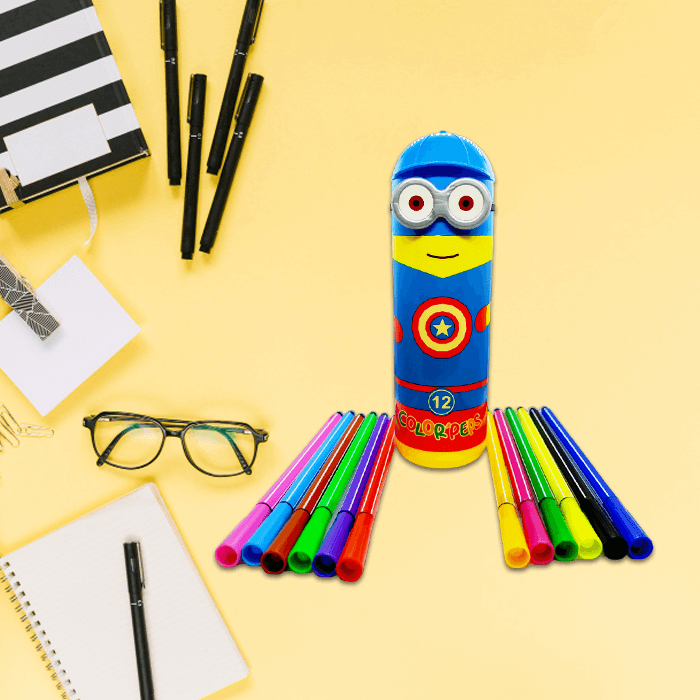 Minions Sketch Pen Set (Assorted Color)